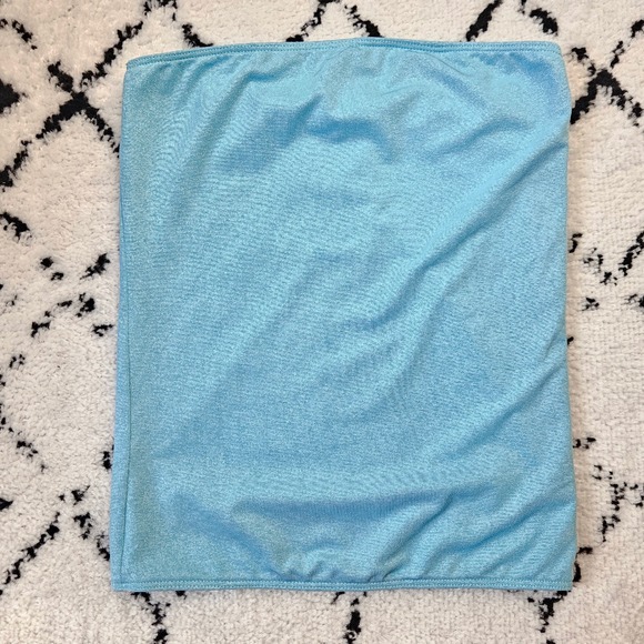 VDM the‎ Label Swim Resort Aqua Blue Stella Tank in Topaz XS NEW - Picture 3 of 9